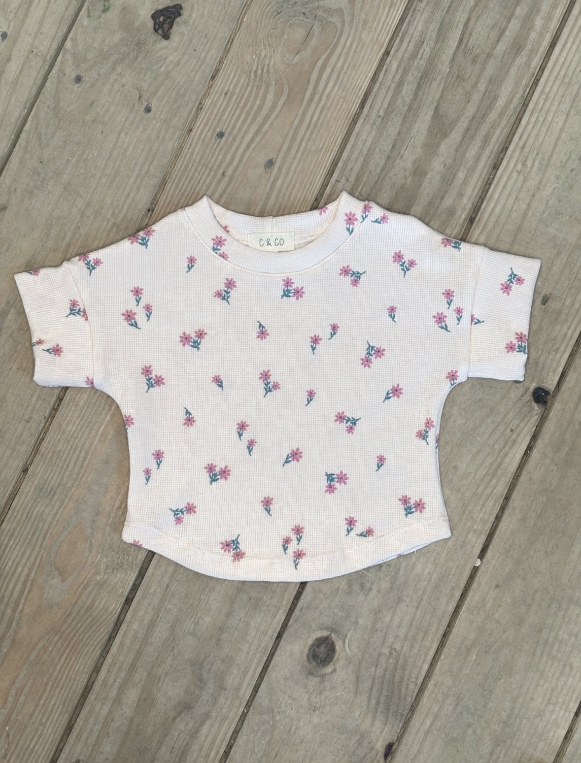 Floral Waffle Shirt