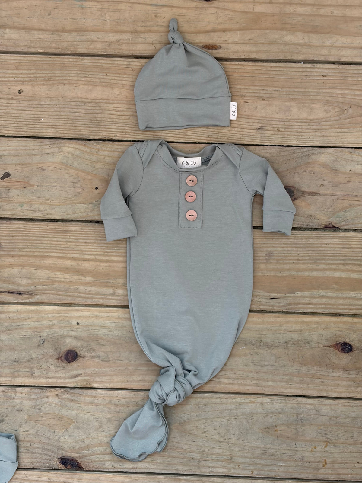 Newborn Knit Sage Collection
