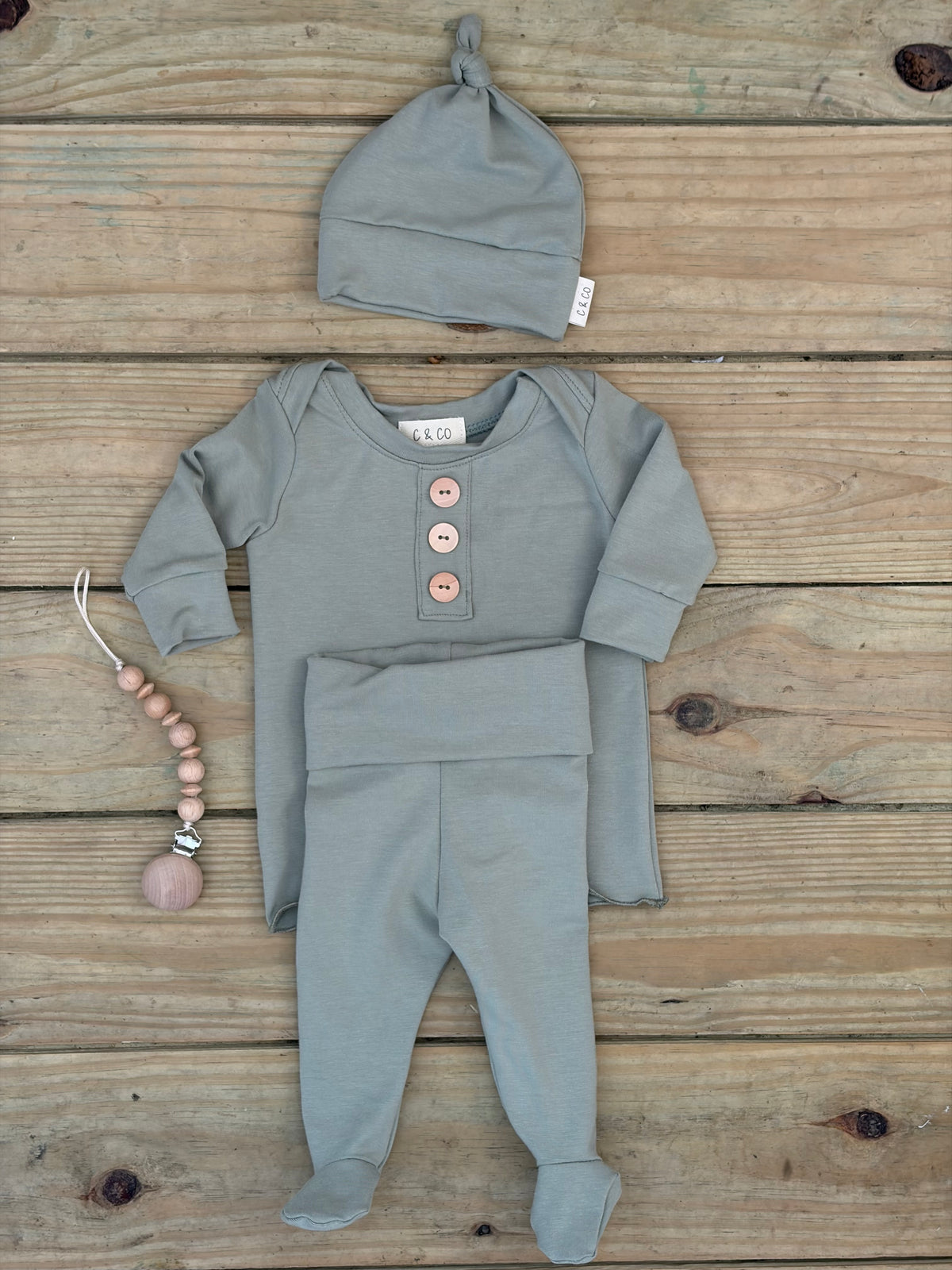 Newborn Knit Sage Collection