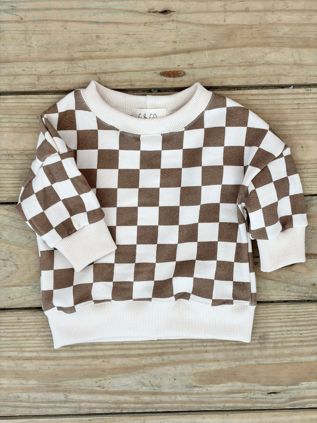 Checkered Sweatshirt