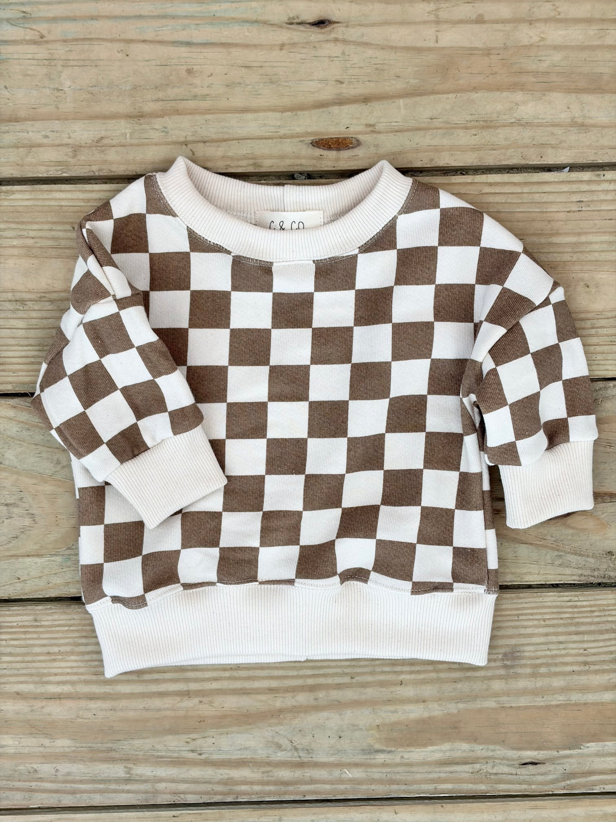 Checkered Sweatshirt