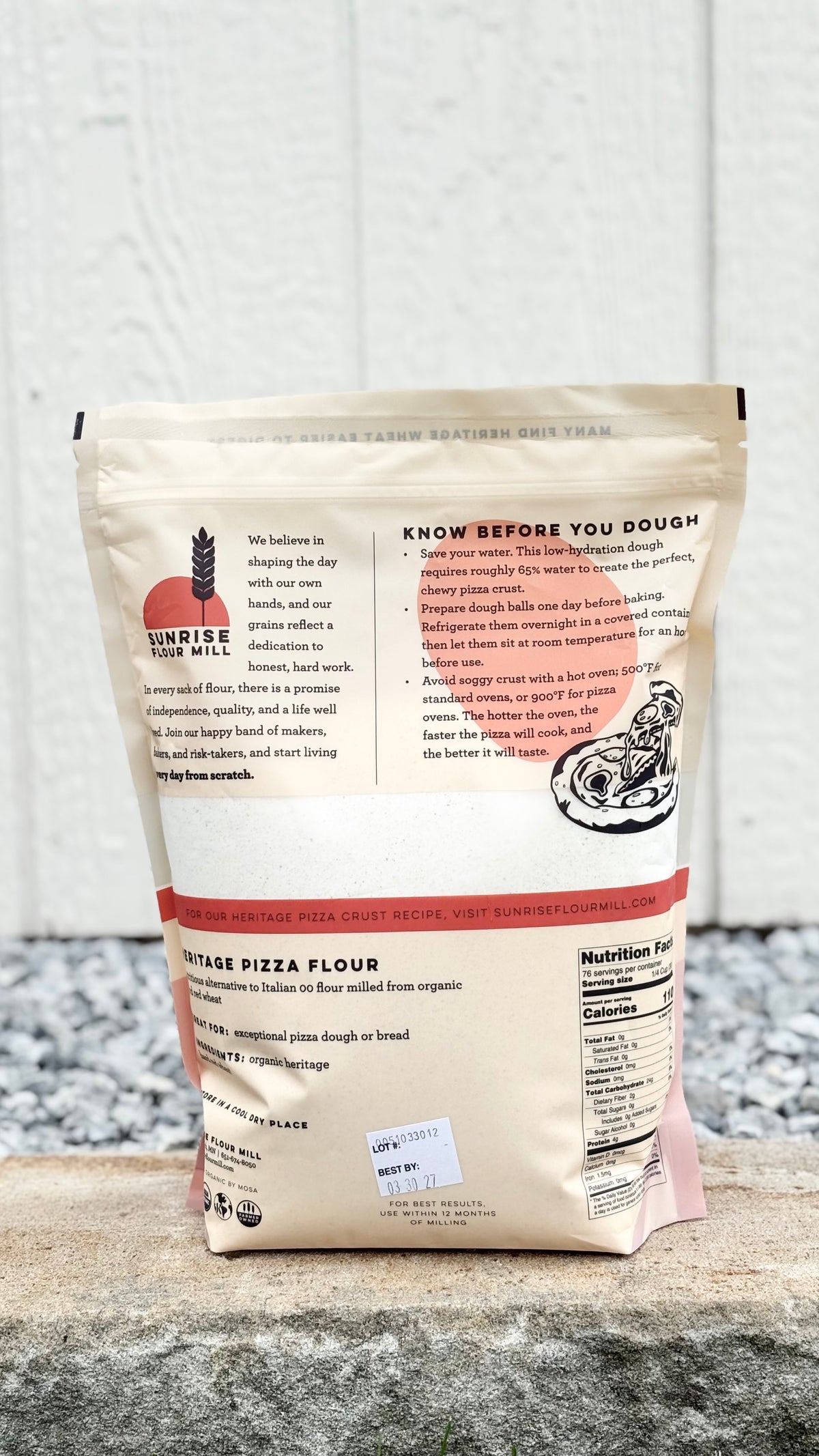 Organic Heritage Pizza Flour