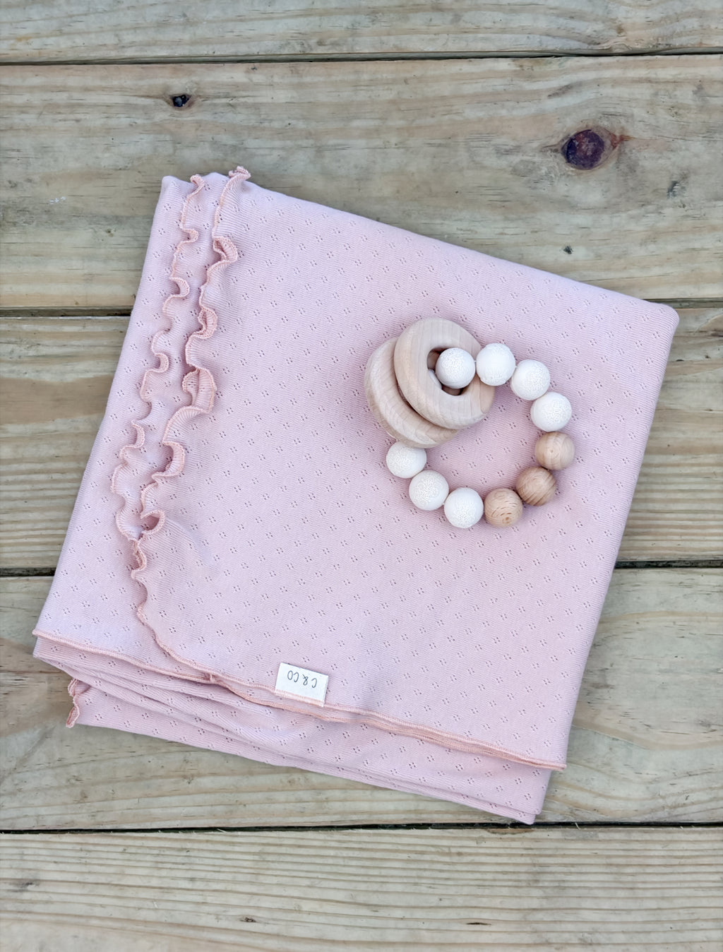 Blush Pointelle Newborn Set
